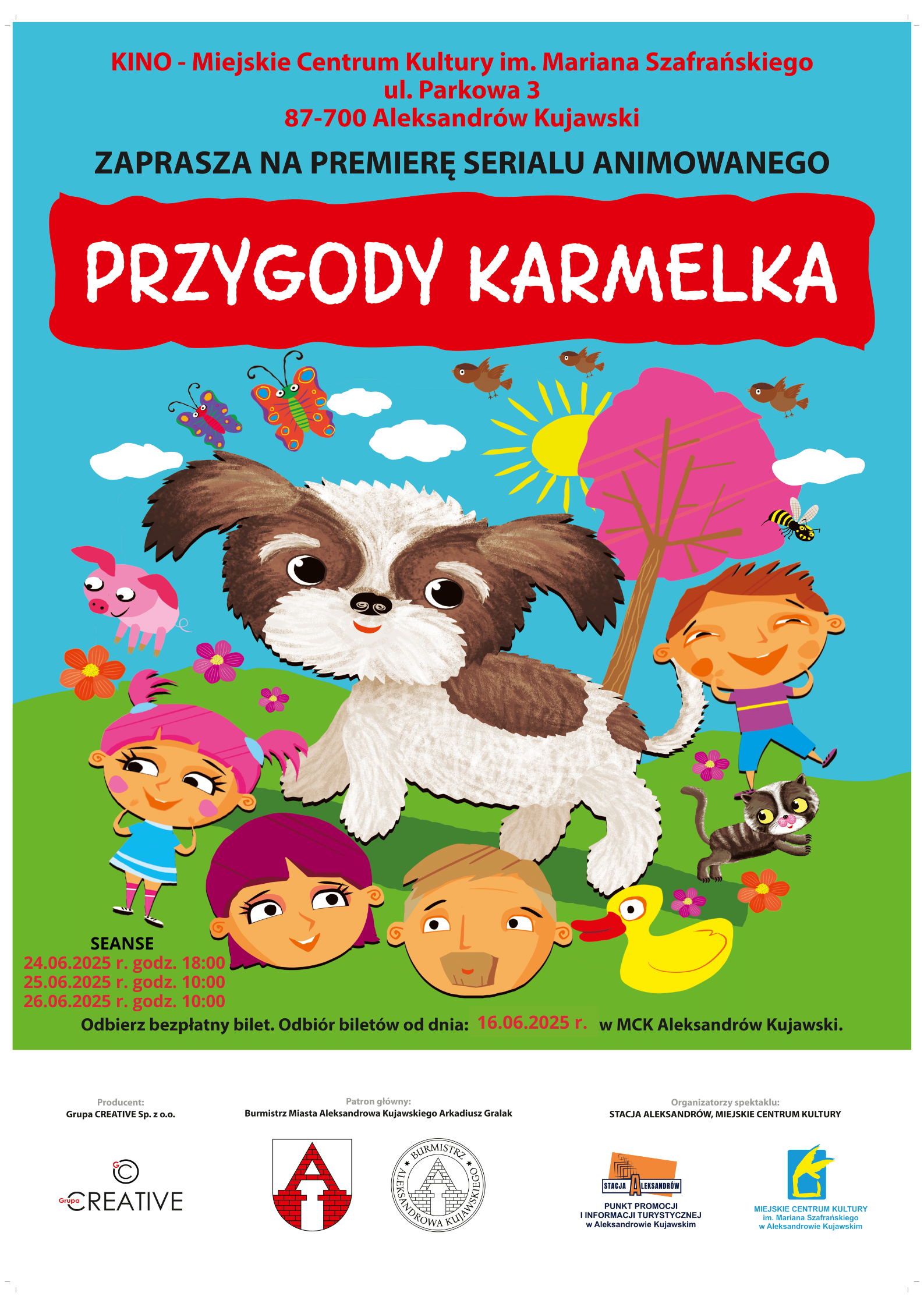 KINO - PRZYGODY KARMELKA