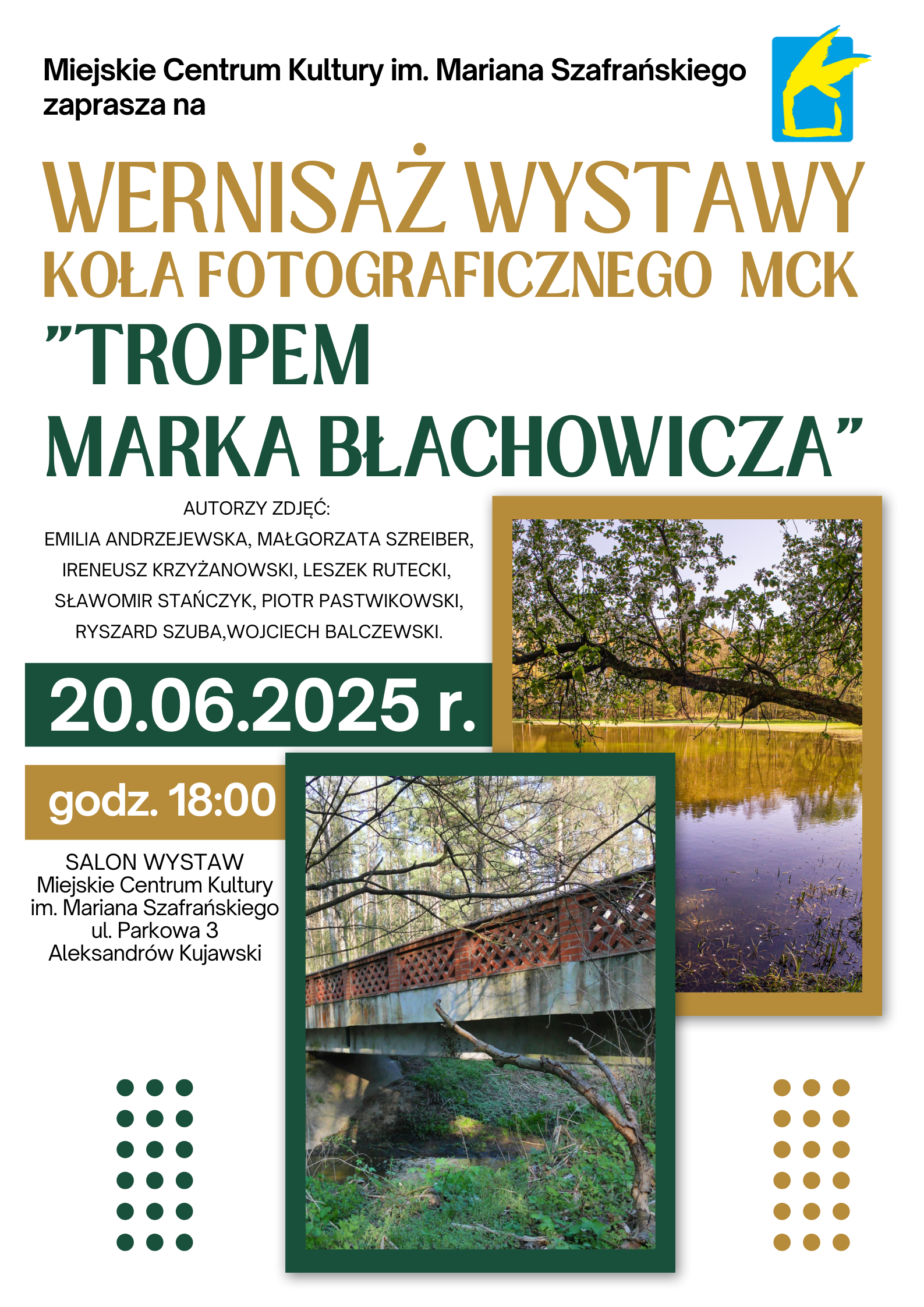 wernisaż wystawy koła fotograficznego  MCK 