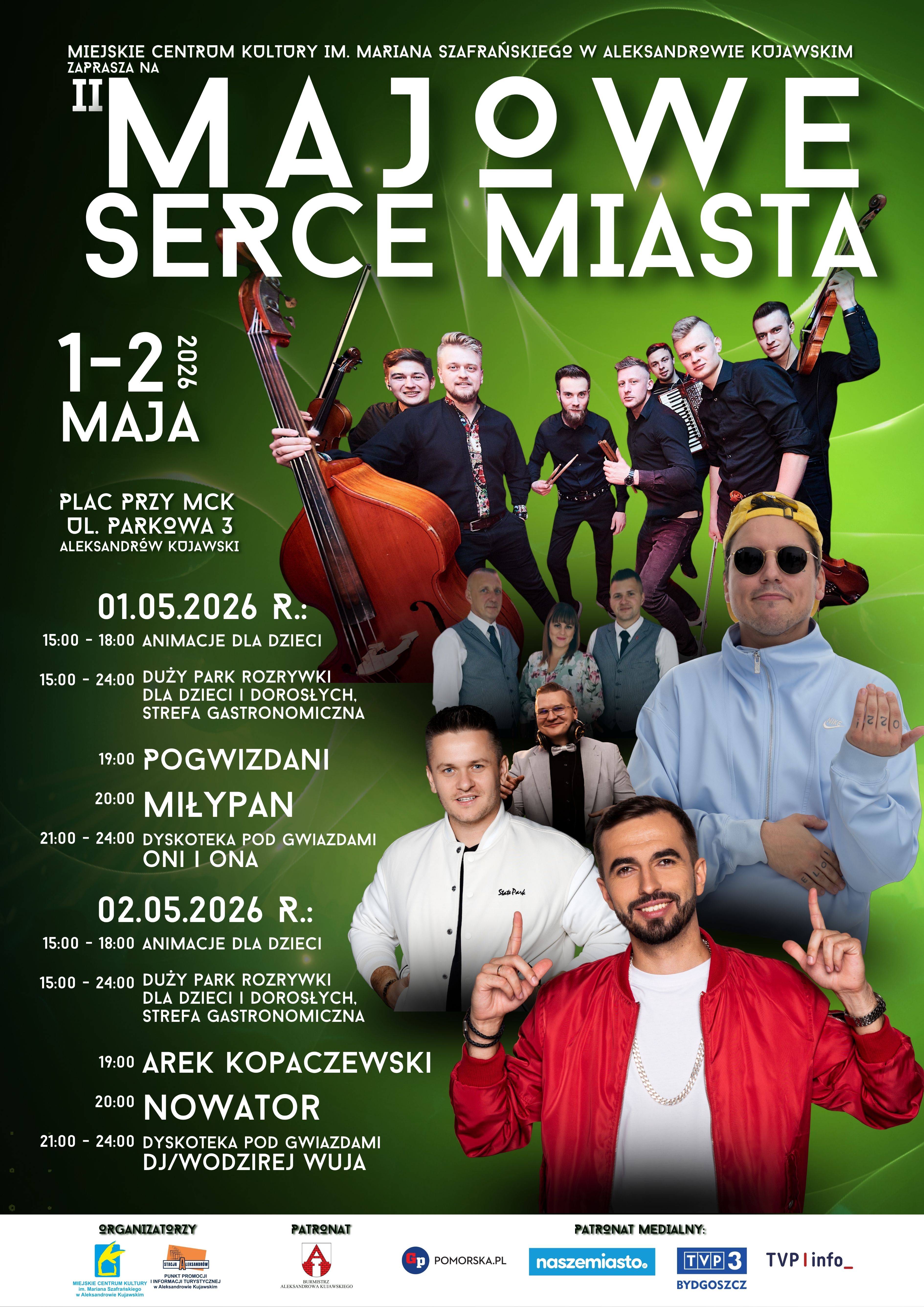  Majowe Serce Miasta  – dwa dni muzycznej zabawy❗️